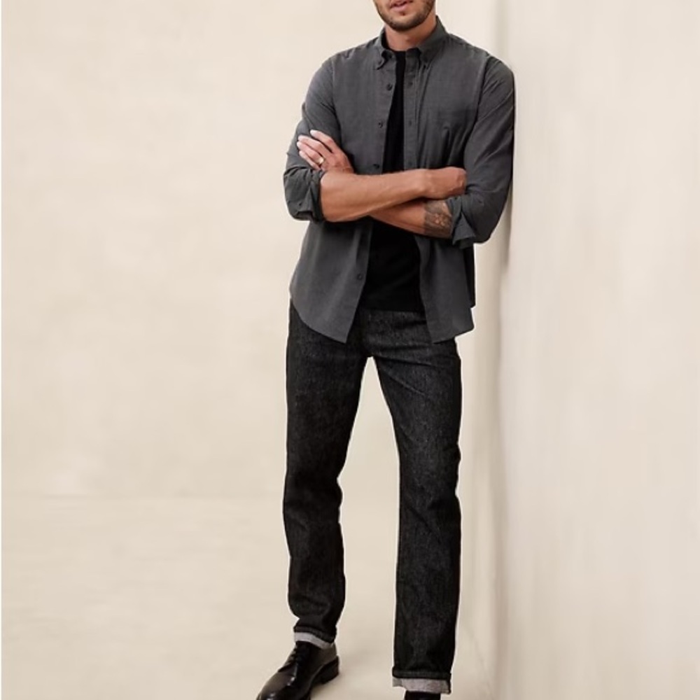 Slim Softwash Cotton Shirt